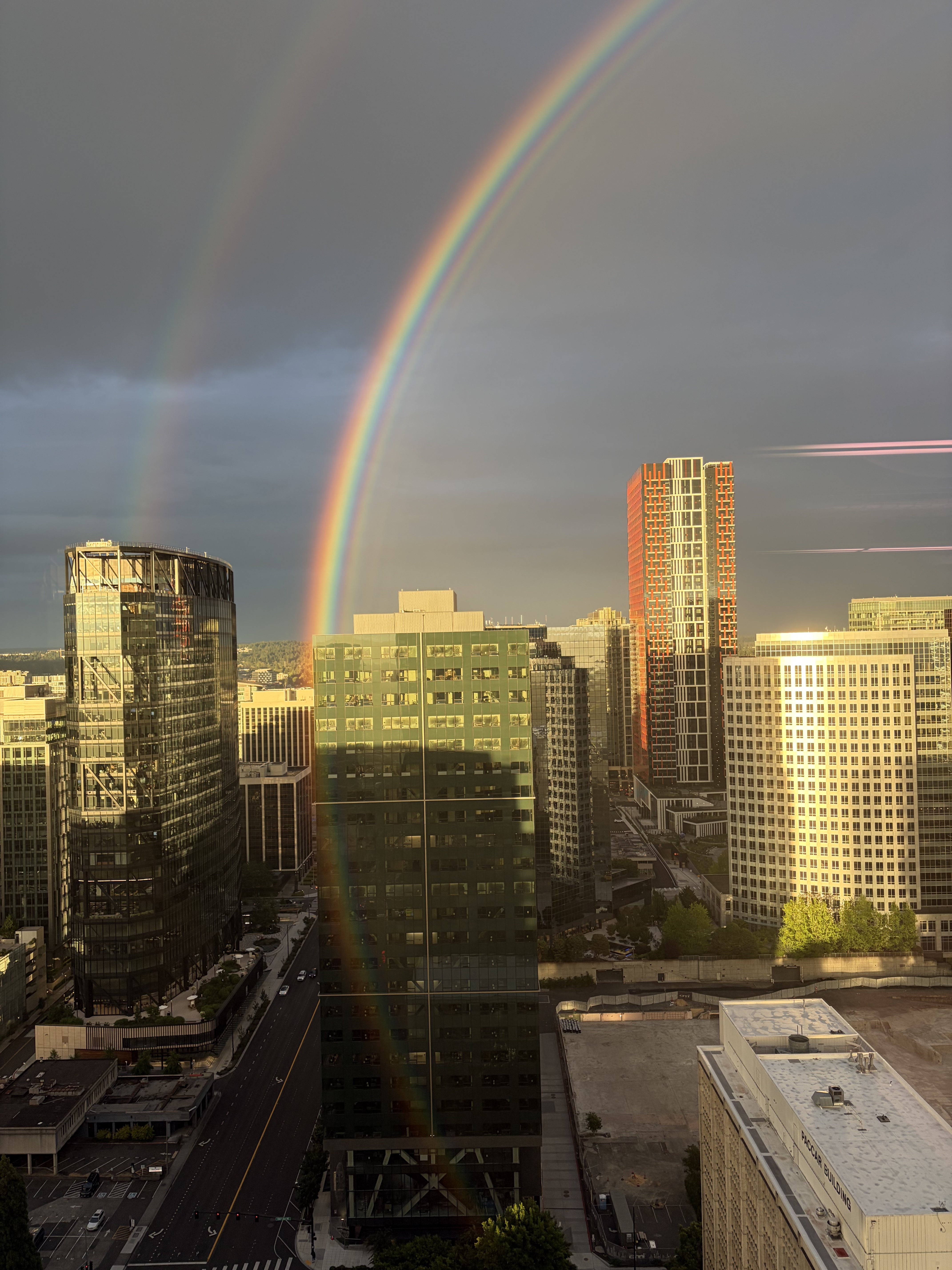 rainbow from office